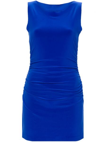Mini šaty Norma Kamali modré
