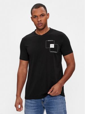 Koszulka Armani Exchange czarna