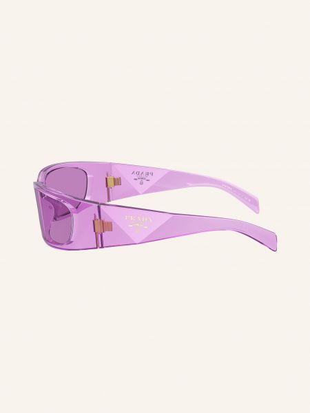 Okulary przeciwsłoneczne Prada fioletowe