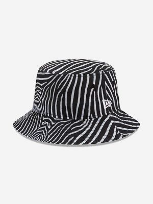 Pălărie din bumbac cu imprimeu animal print New Era negru