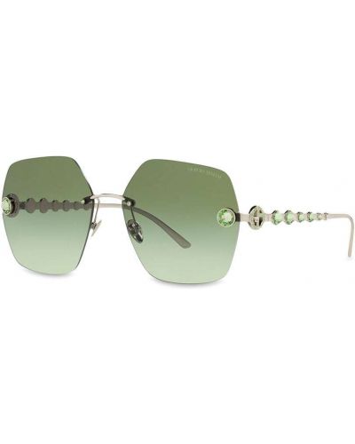 Oversize sonnenbrille mit kristallen Giorgio Armani