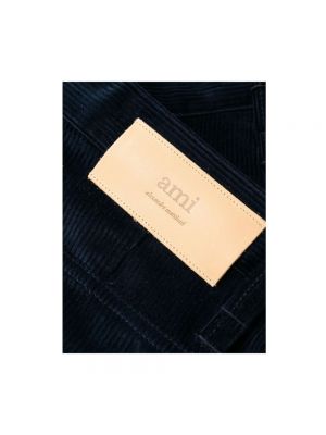 Cord straight jeans Ami Paris blau
