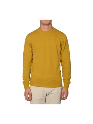 Sweter z okrągłym dekoltem Alpha Studio żółty