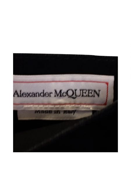 Dżinsy ze stretchem bawełniane Alexander Mcqueen Pre-owned czarne