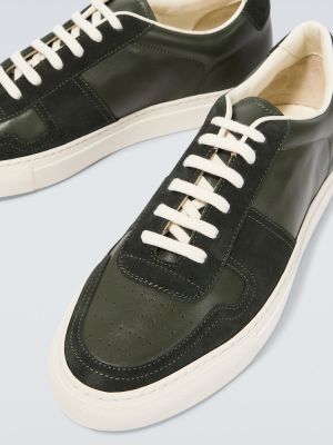 Sneakers di pelle Common Projects verde