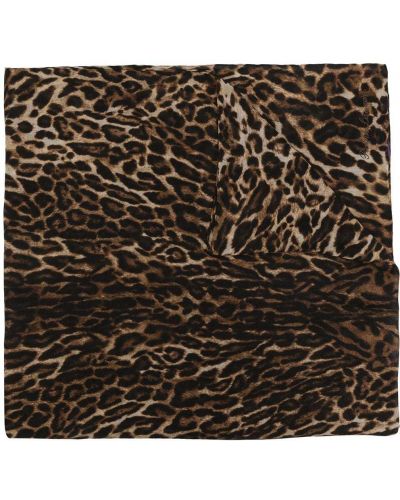 Raštuotas kašmyro šalikas leopardinis Ralph Lauren Collection