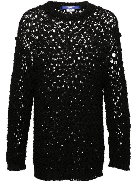 Lininis megztinis Junya Watanabe Man juoda