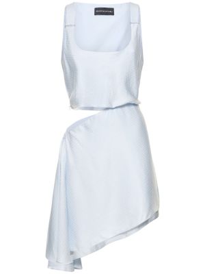 Satynowa sukienka mini Brandon Maxwell