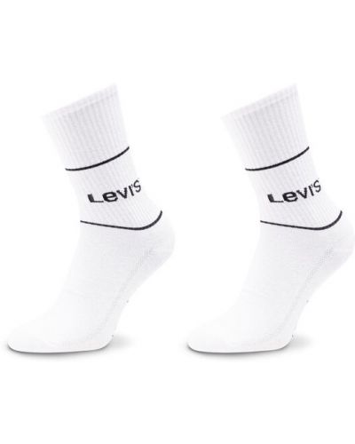 Levi's® 2 pár hosszú szárú unisex zokni 701210567 Fehér Levi's®