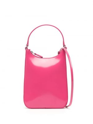 Τσάντα shopper Staud ροζ