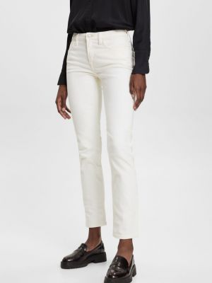 Белые джинсы скинни Esprit