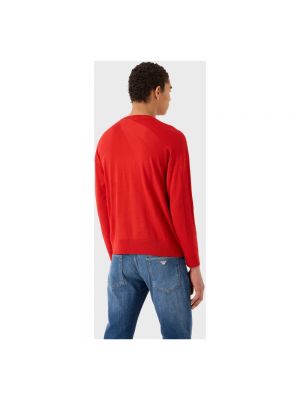 Jersey de tela jersey de cuello redondo Emporio Armani naranja