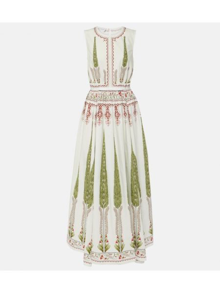 Βαμβακερή μάξι φόρεμα με σχέδιο Giambattista Valli
