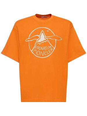 Pomarańczowa koszula Moncler Genius