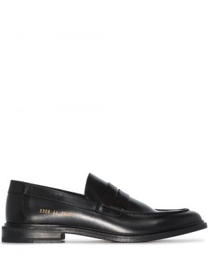 Skinn loafers Common Projects svart