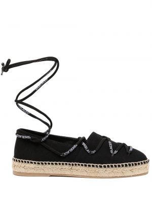 Blonder snøring espadrillos Off-white