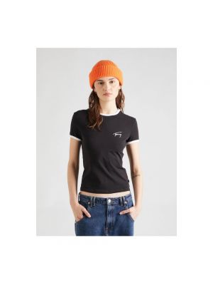 T-shirt Tommy Jeans nero
