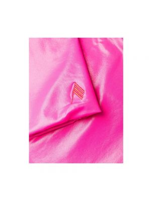Spódnica ołówkowa z wysoką talią The Attico różowa