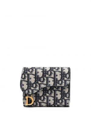 Peněženka Christian Dior modrá
