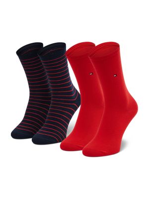 Чорапи Tommy Hilfiger червено