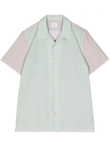 Bavlnená košeľa Ps Paul Smith zelená