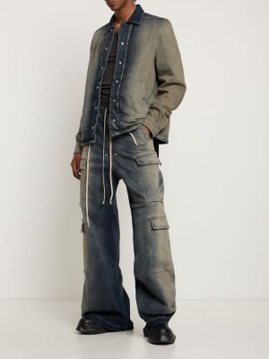 Kurtka jeansowa gradientowa Rick Owens Drkshdw