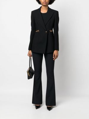 Kalhoty s potiskem Versace Jeans Couture černé
