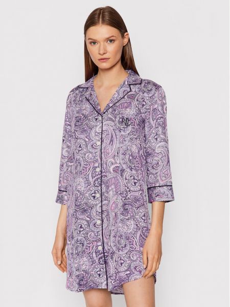 Koszula nocna Lauren Ralph Lauren - fioletowy