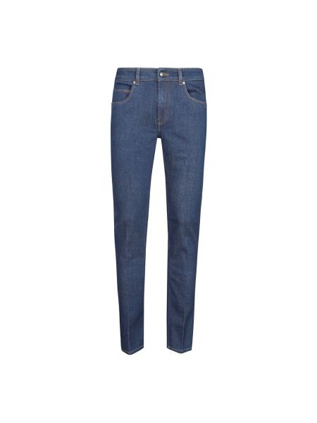 Klassische skinny jeans Fay blau