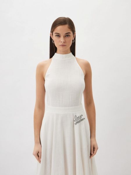 Платье Love Moschino белое