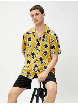Košulja s gumbima s cvjetnim printom s printom Koton