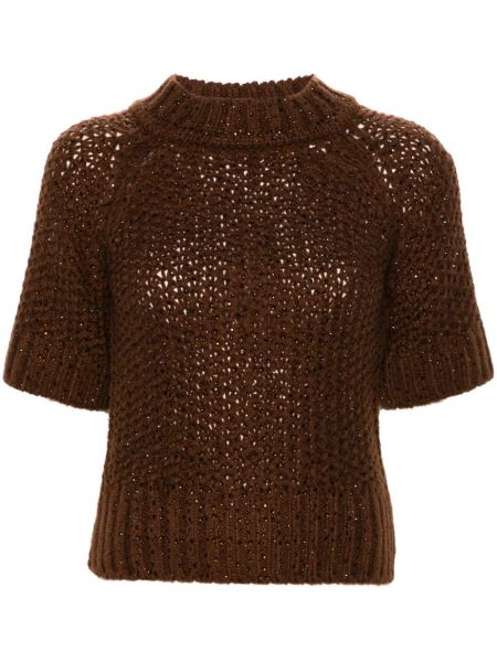 Top Ermanno Scervino brun