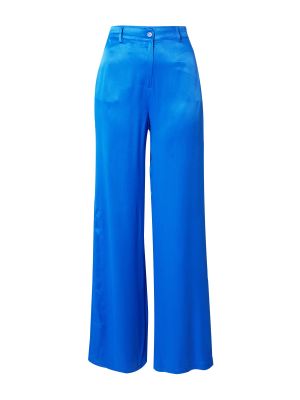 Широки панталони тип „марлен“ Trendyol синьо