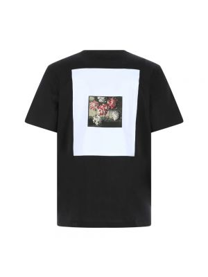 Camiseta de algodón Oamc negro
