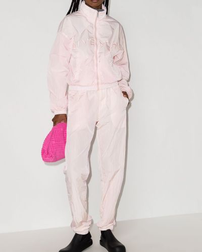 Pantalones de chándal con bordado Givenchy rosa