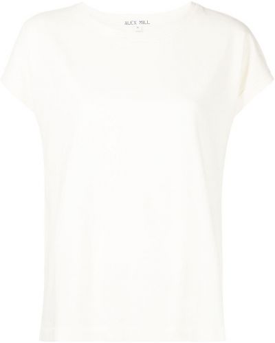Camiseta de cuello redondo Alex Mill blanco