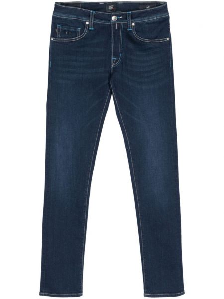 Slim fit stretch-jeans Sartoria Tramarossa blau