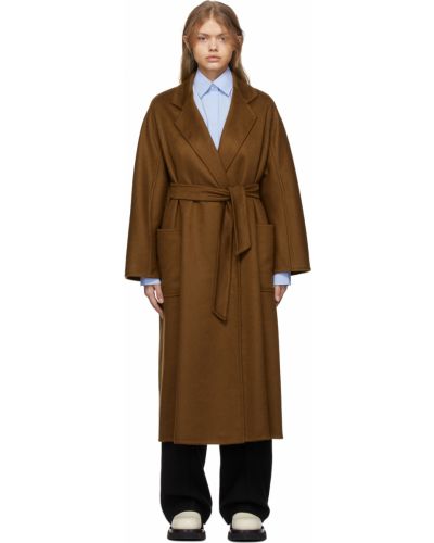 Кашемировое пальто Max Mara, коричневое