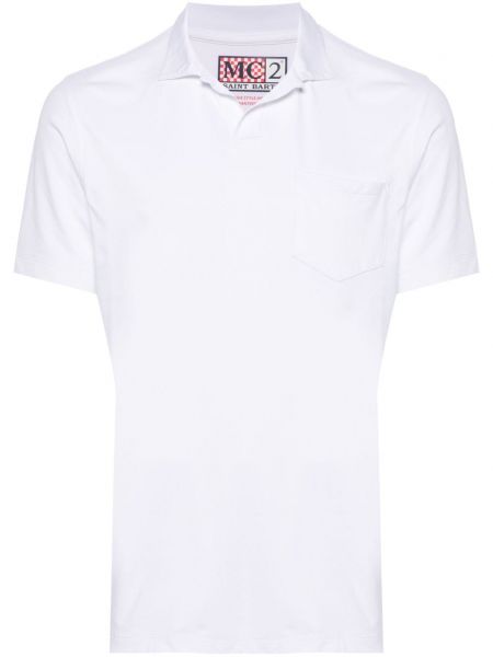 Поло тениска Mc2 Saint Barth бяло