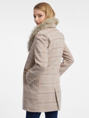Vlnený kabát Orsay béžová