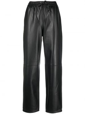 Rovné kalhoty Yves Salomon černé