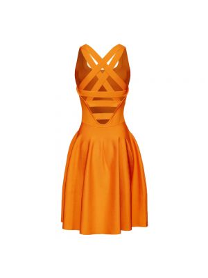 Sukienka mini Pinko pomarańczowa