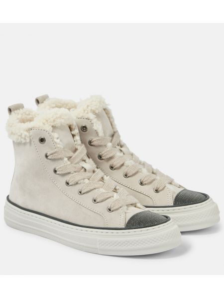 Mocka sneakers Brunello Cucinelli beige