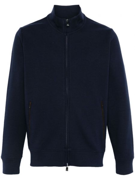 Fermuarlı sweatshirt Corneliani mavi