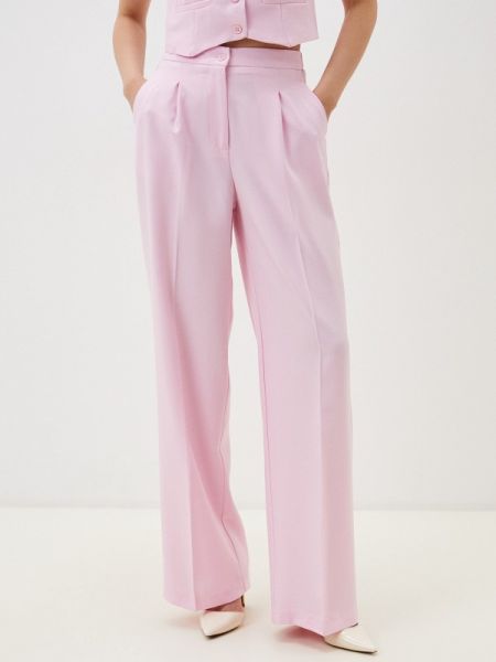 Прямые брюки Zolla розовые