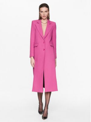 Kabát Patrizia Pepe růžový