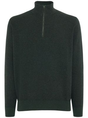 Кашмирен пуловер с цип Loro Piana