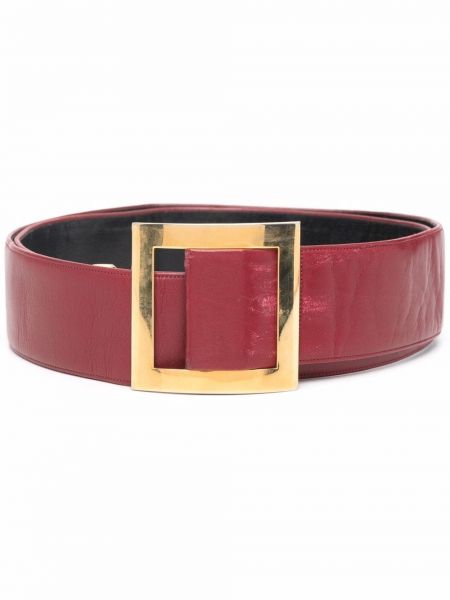 Cinturón Chanel Pre-owned rojo
