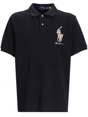 Flīsa polo krekls ar izšuvumiem ar izšuvumiem Polo Ralph Lauren