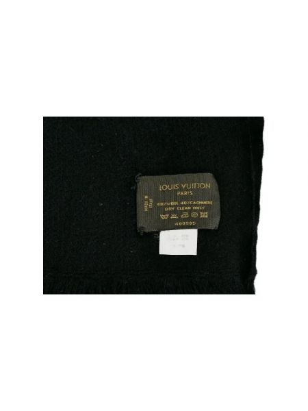Bufanda retro Louis Vuitton Vintage negro